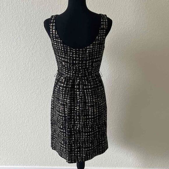 MICHAEL MICHAEL KORS Womens Black Cream Sleeveless Above The Knee Dress Size 4 - Picture 2 of 11